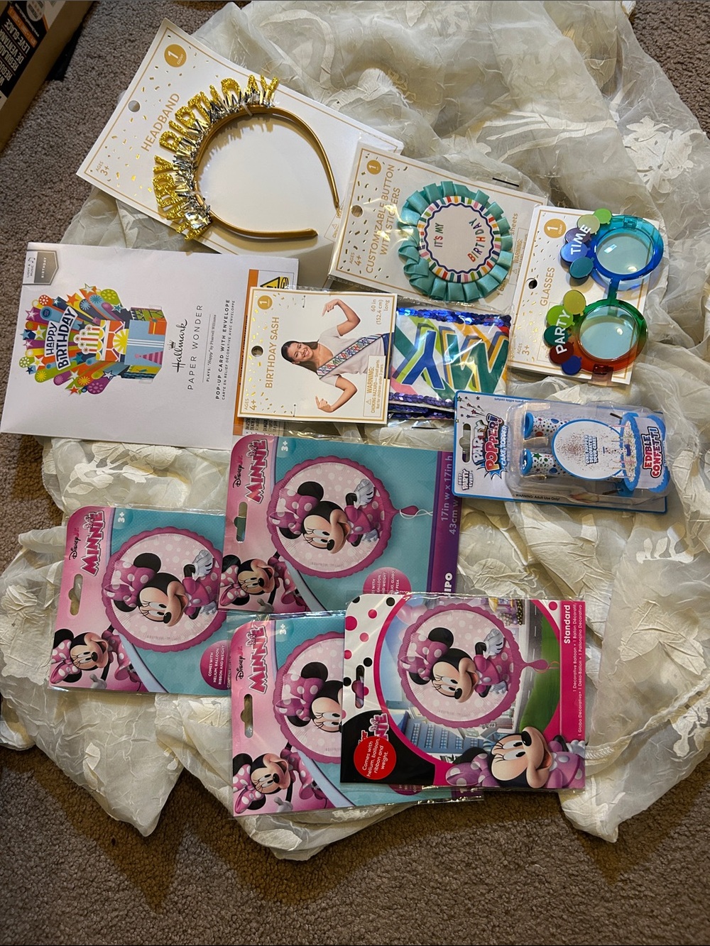 Pink Birthday Party Balloon & Accessory Kit